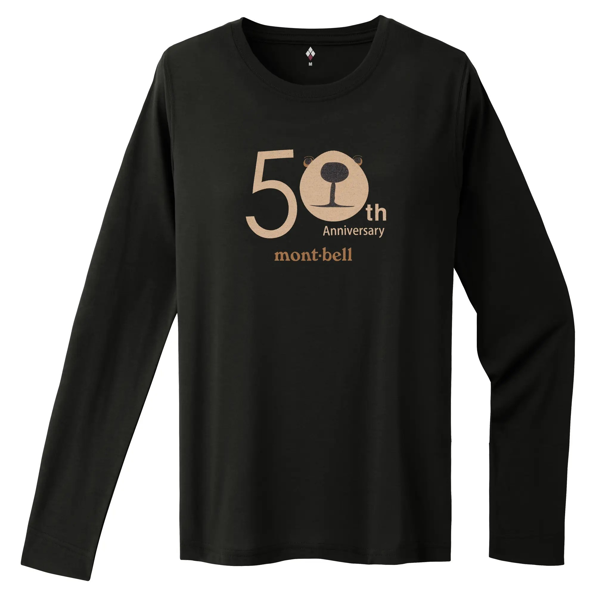 montbell: Wickron Long Sleeve T Women's Monta Bear 50th【五十周年限量】