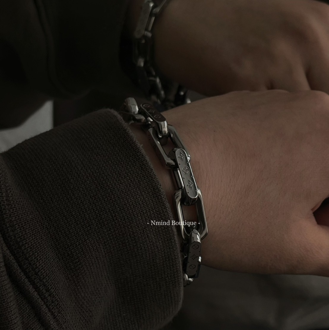 LOUIS VUITTON Bracciale Monogram Chain  / SIZE L