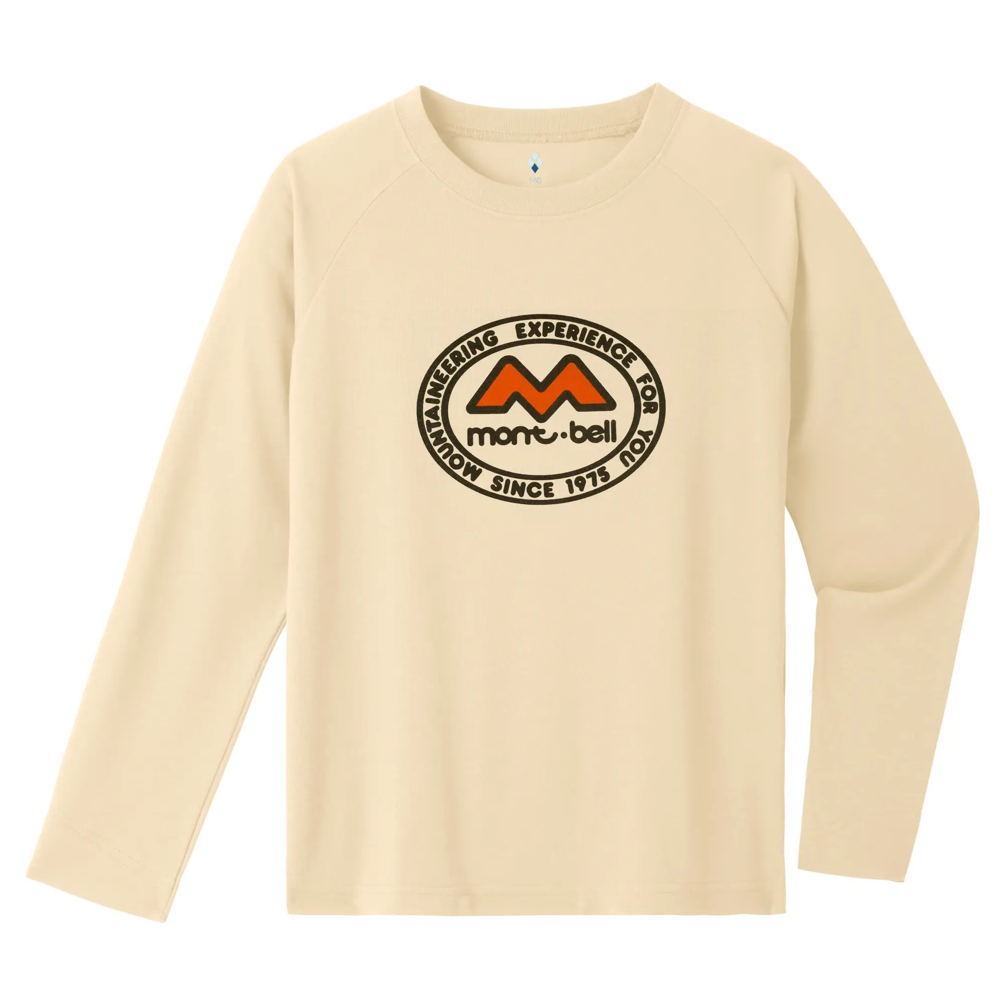 montbell: Wickron Long Sleeve T Kid's M Mark 50th 100-160【五十周年限量】