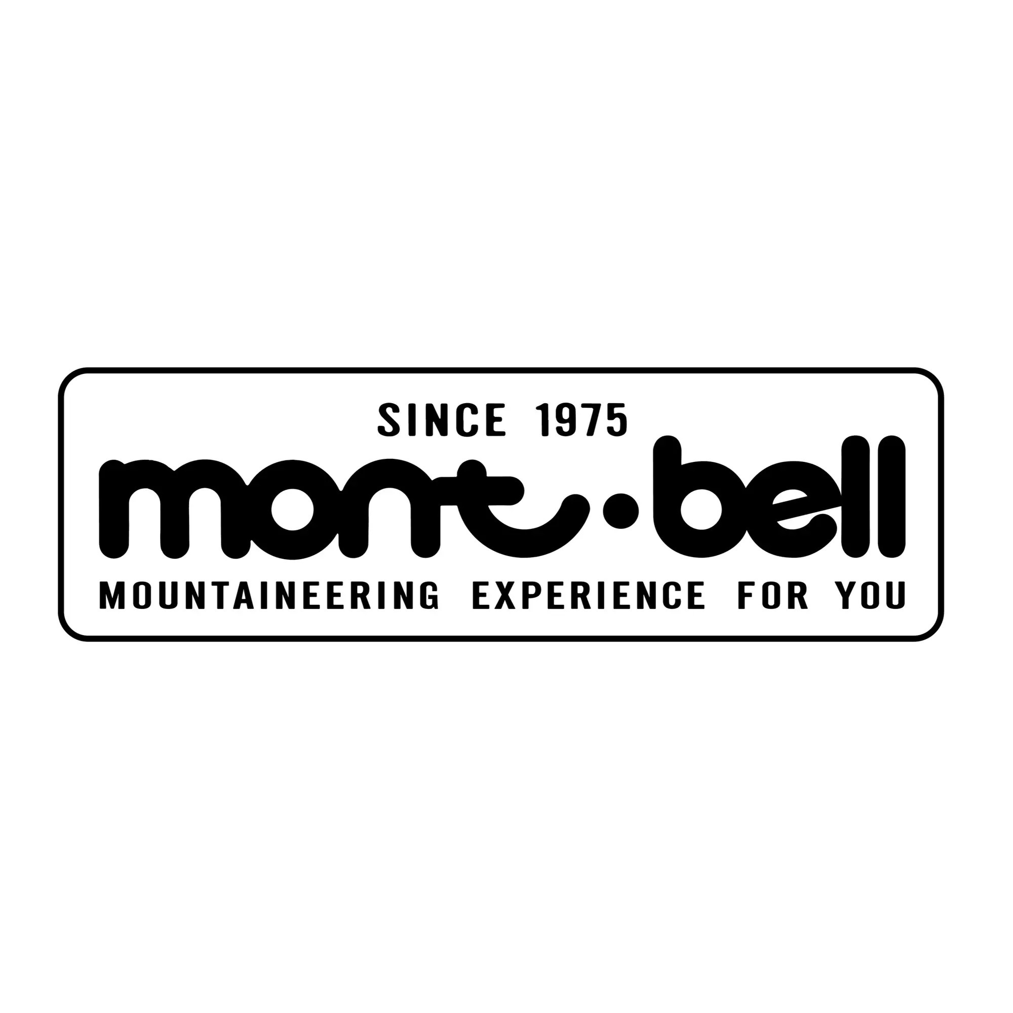 mont-bell: Sticker mont-bell Logo 50th【五十周年限量】