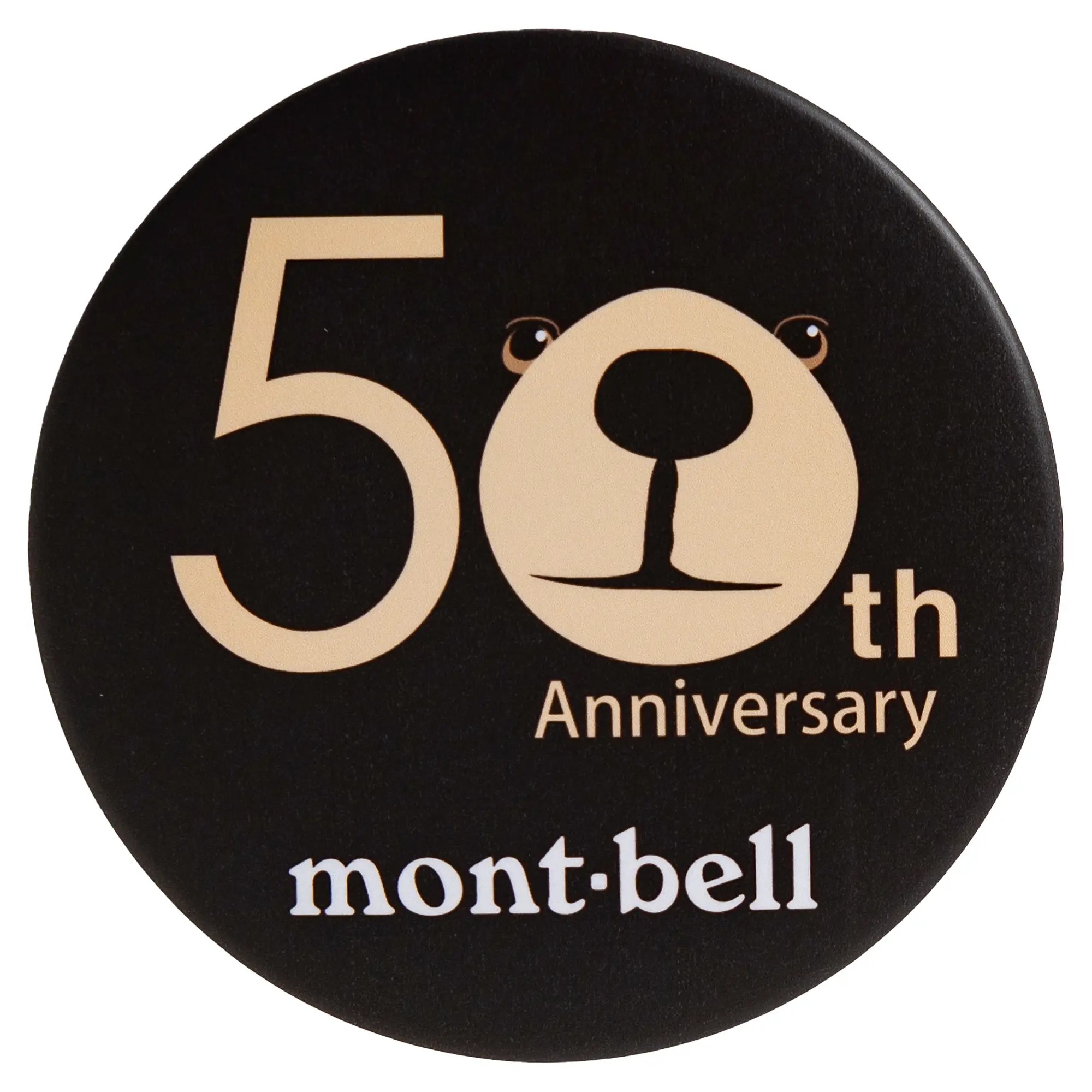 mont-bell: Button Badge 50th【五十周年限量】
