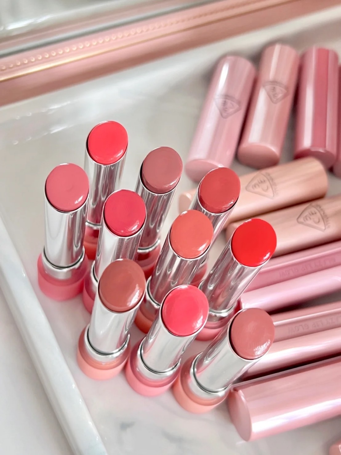 韓國3CE新品 水潤保濕 有色 護唇膏 9色