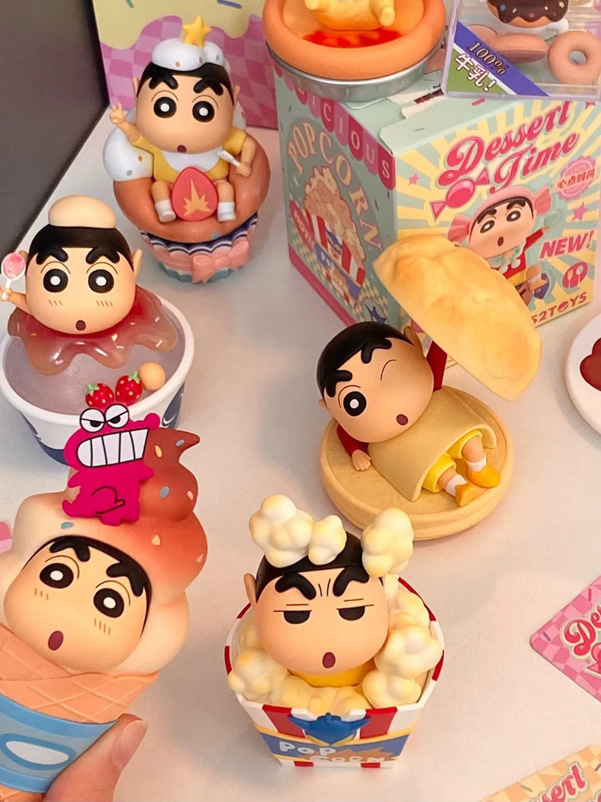 蠟筆小新 野原新之助 小白 心點時間 甜點 零食 盲盒 公仔 / 預購
