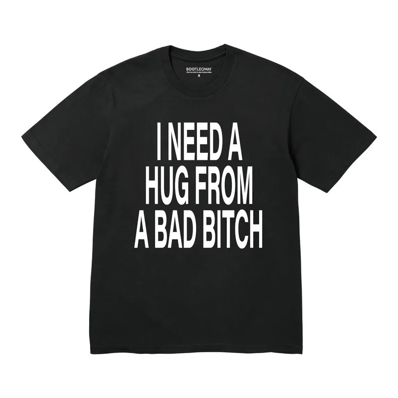Bootlegway｜ " HUG " Tee (Black)