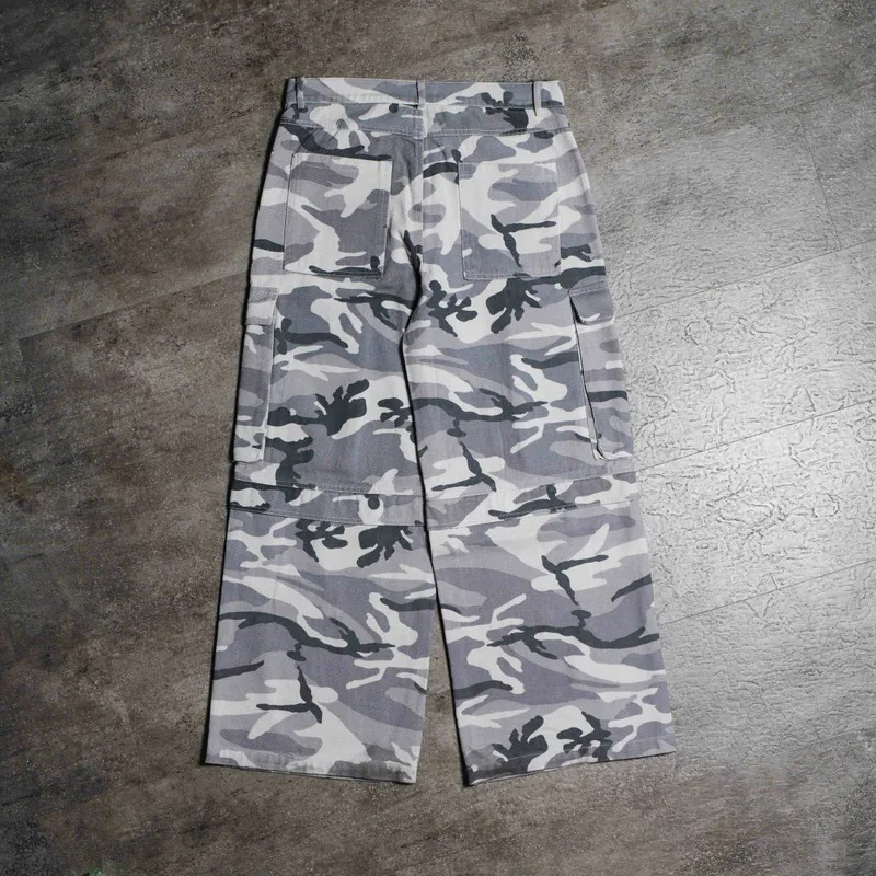 Bootlegway / BTLG Snow Camo Cargo Pants