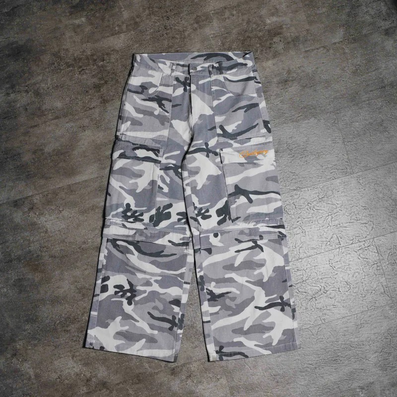 Bootlegway / BTLG Snow Camo Cargo Pants