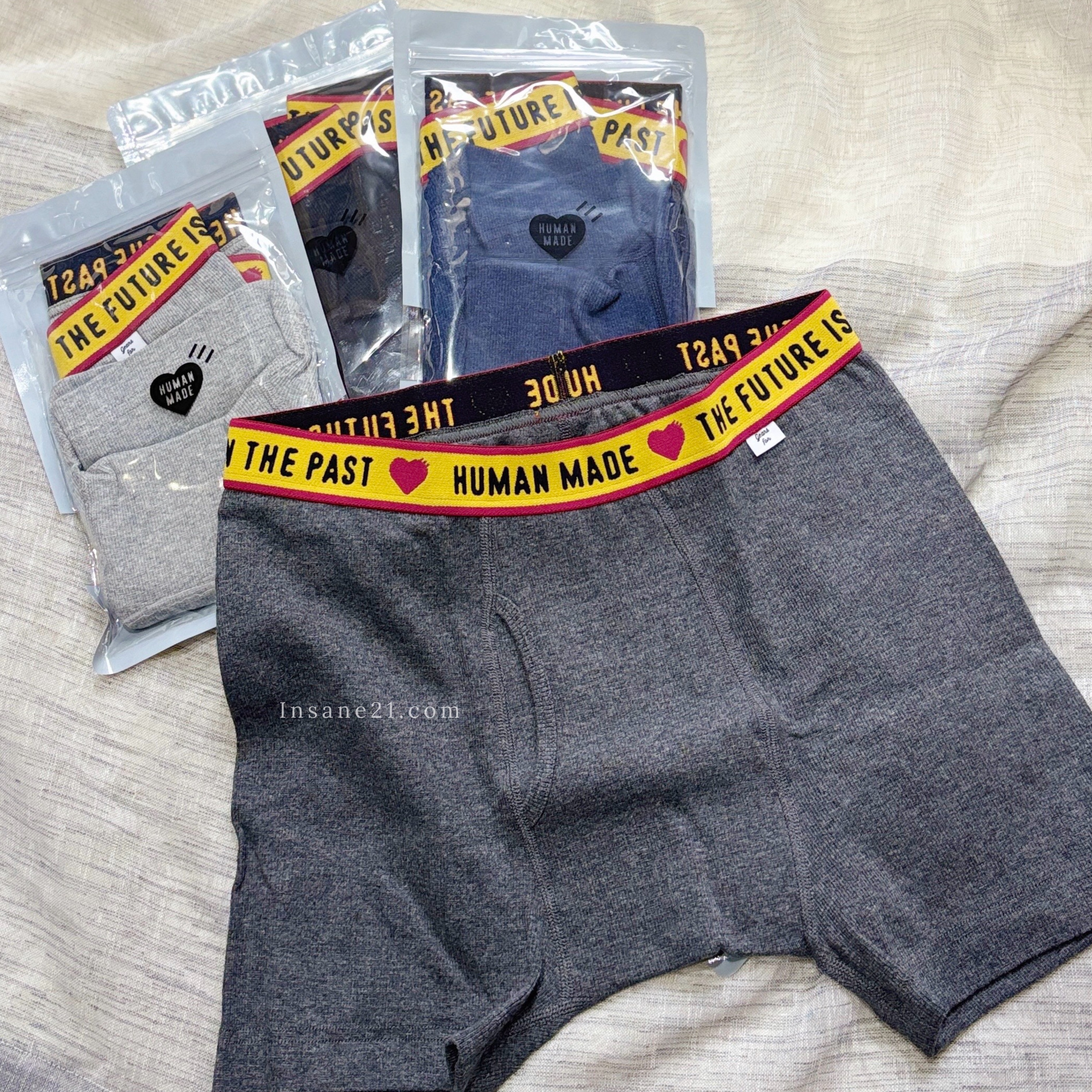 HUMAN MADE BOXER BRIEF 串標內褲 貼身衣物 HM29GD089
