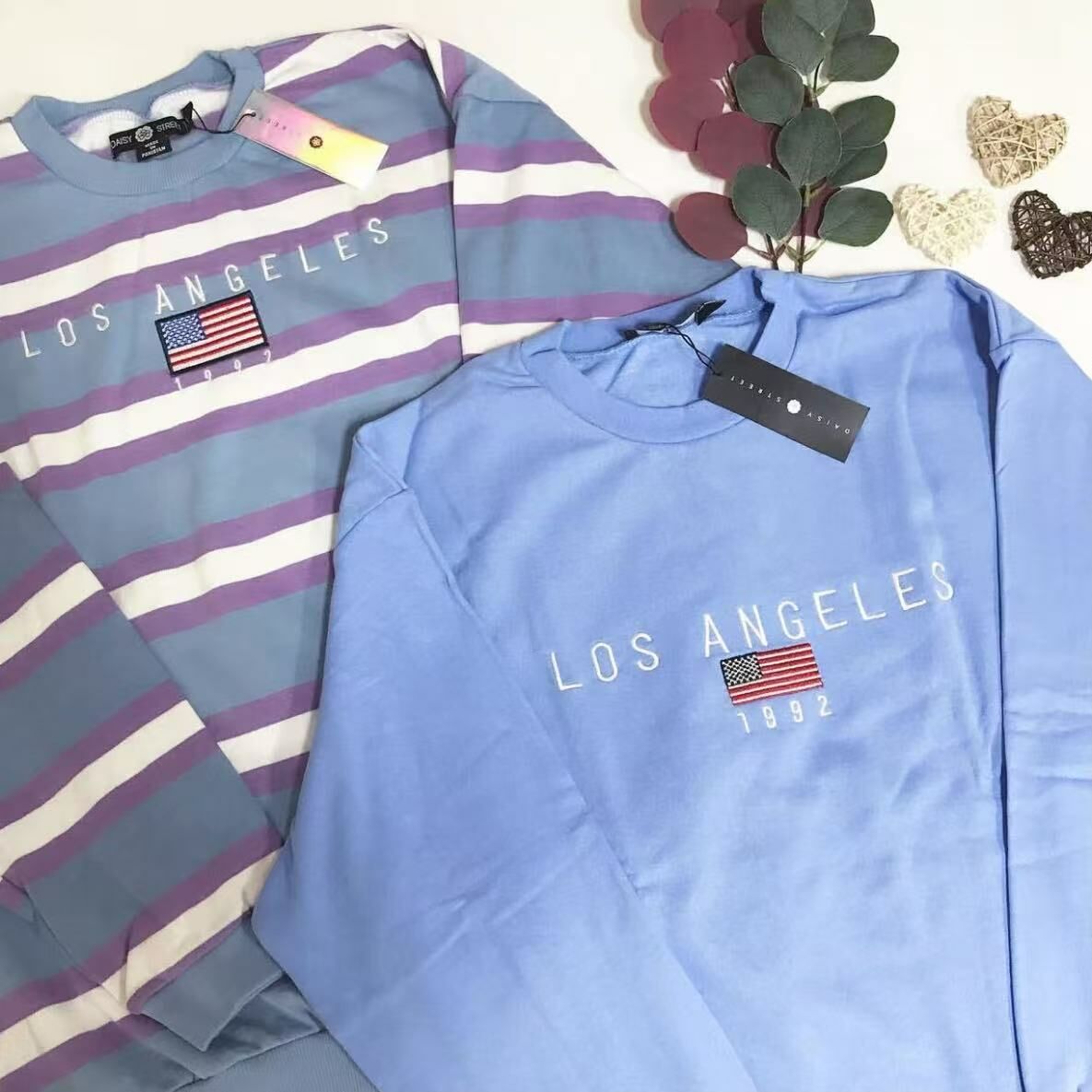 DAISY STREET FLAG LOGO SWEATSHIRT