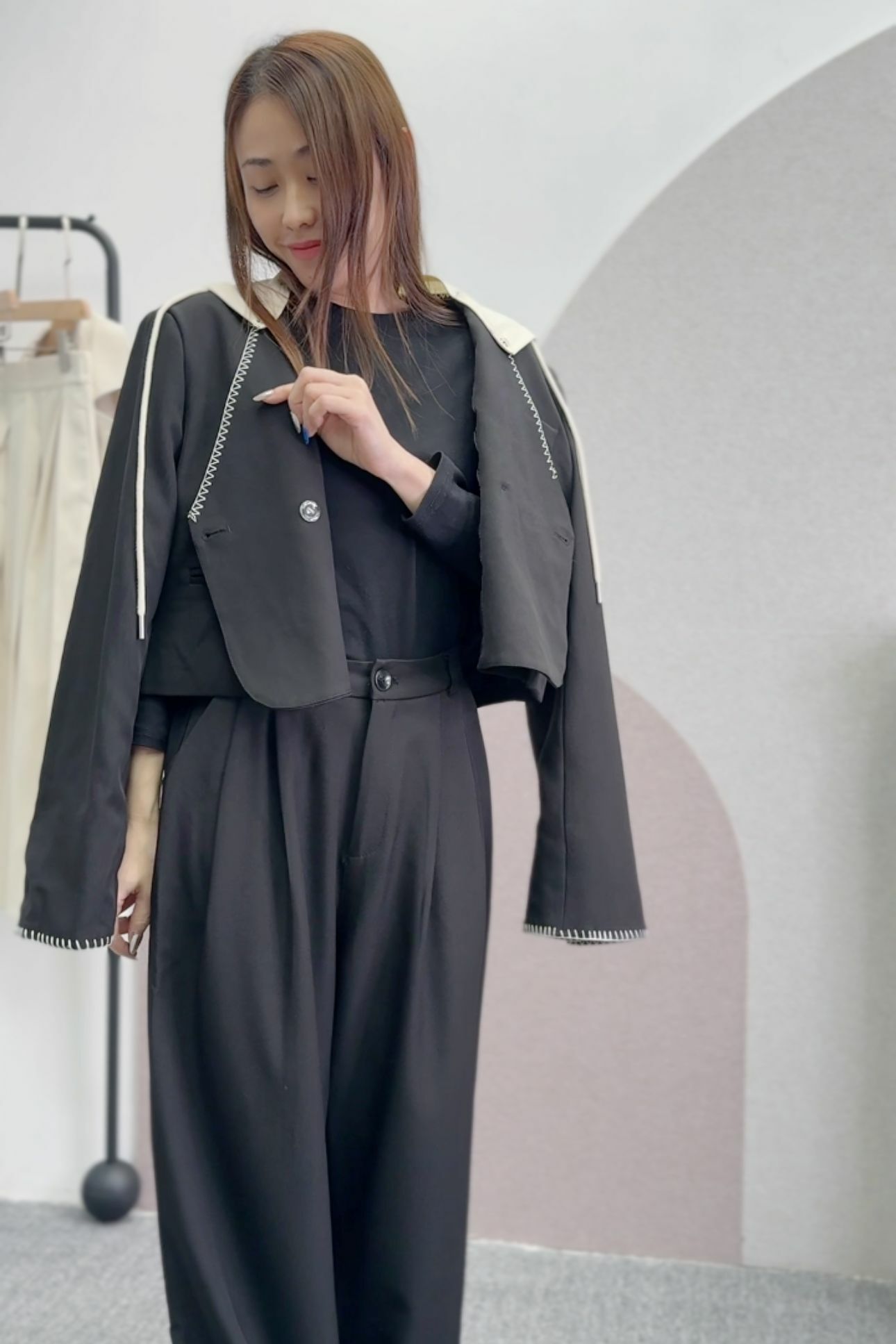 SET#6850🤍Both ,formal or casual Suit set