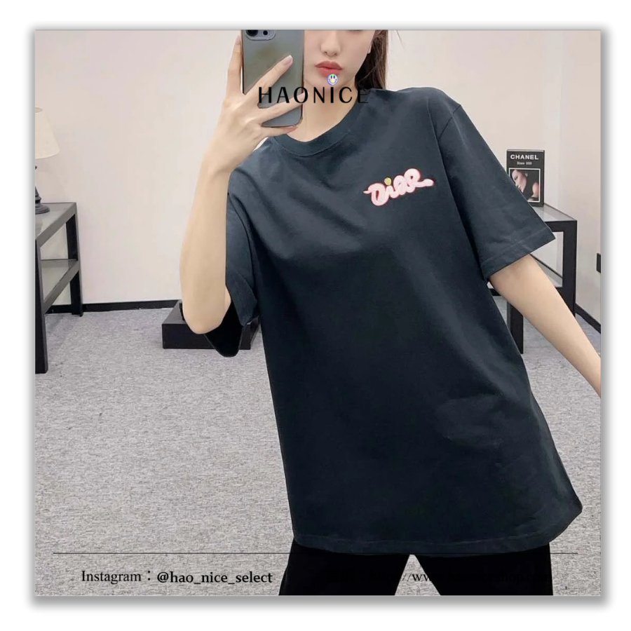 【HAO NICE】蛇年新款🐍 DIOR 白蛇logo短袖 短T