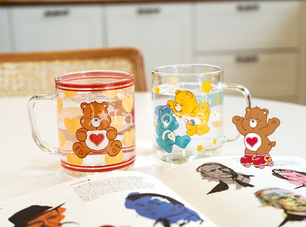 韓國CARE BEARS玻璃杯