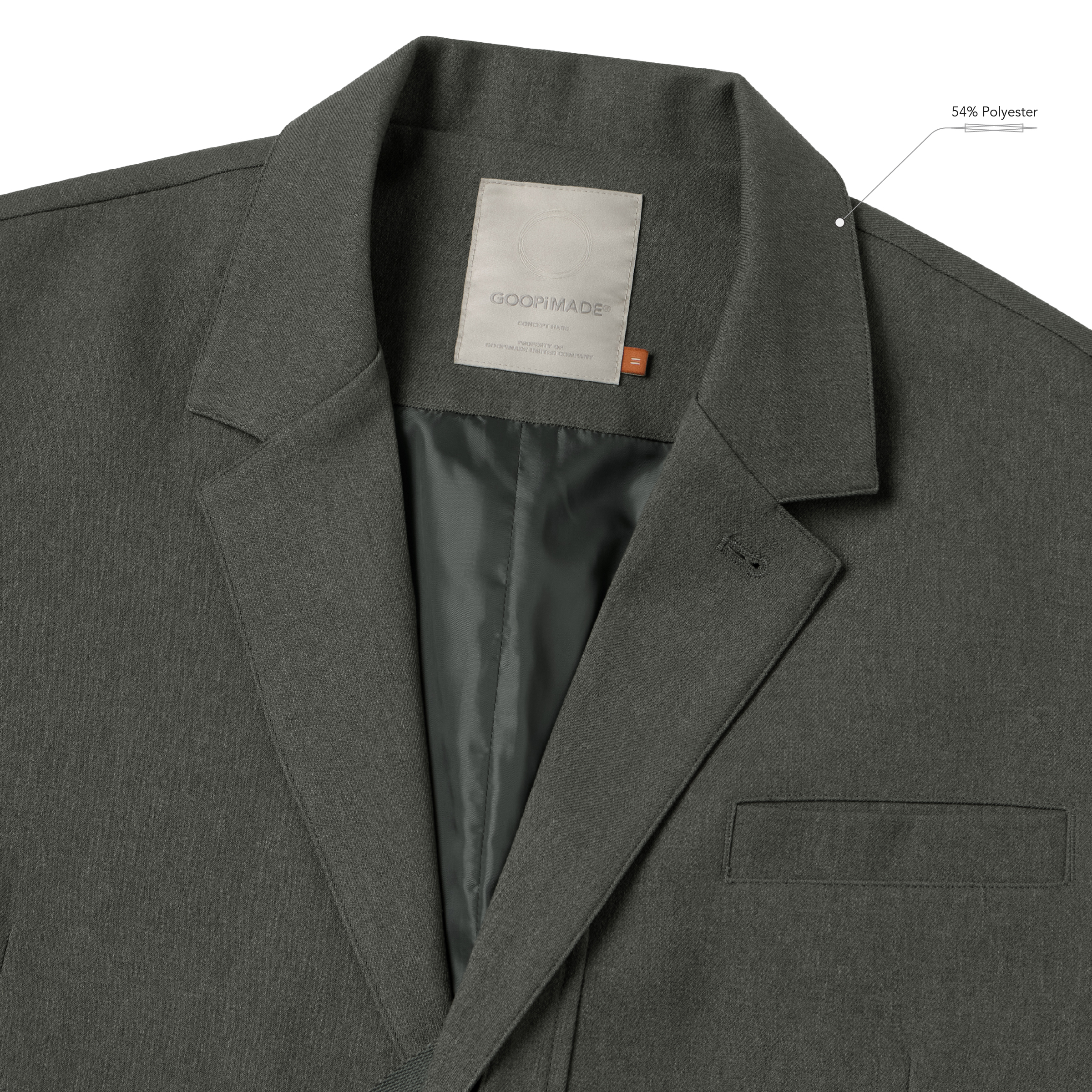 RDA-01S” - Urban Nomad Tech Suit Blazer - Gray