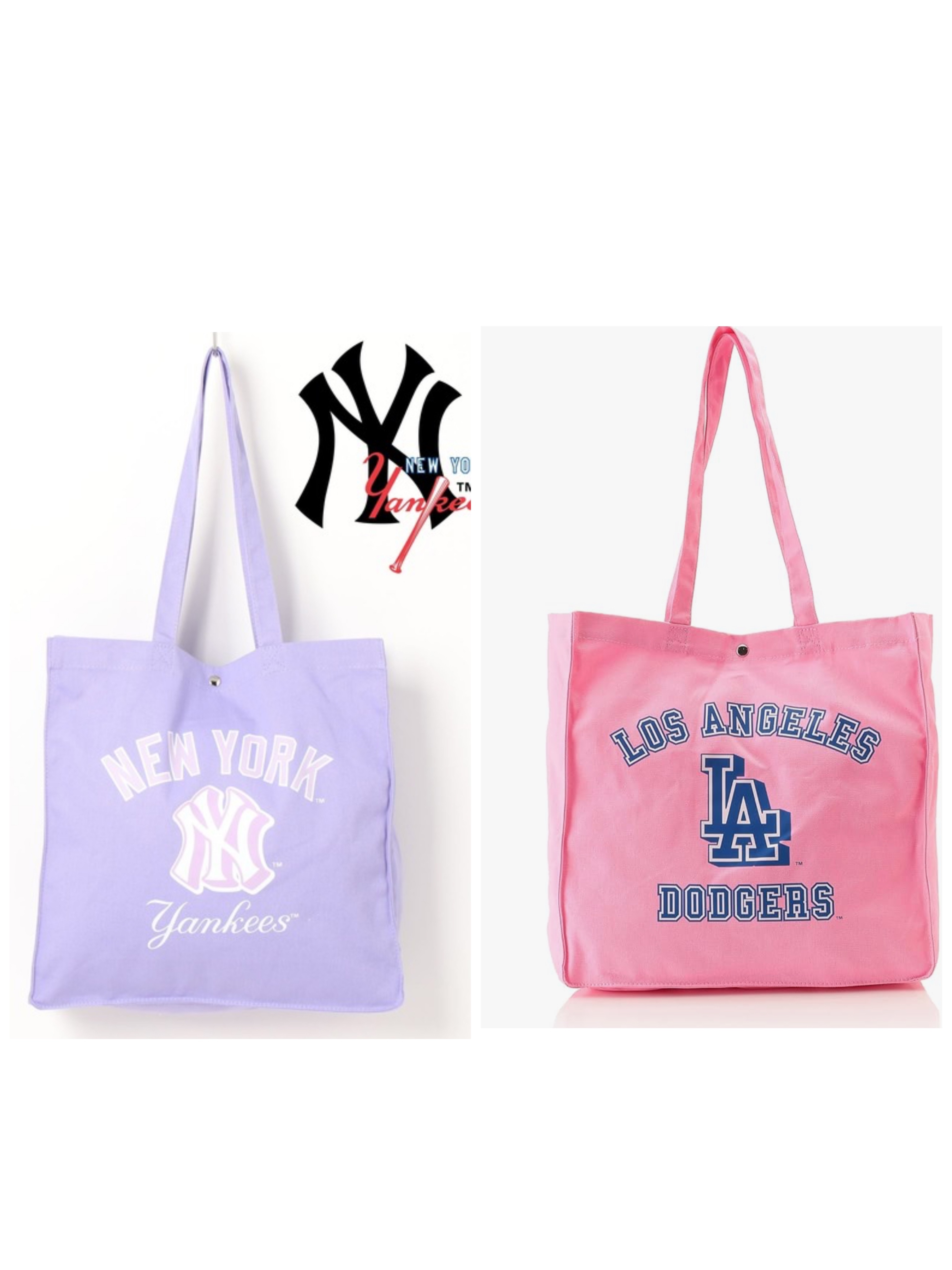 【預購】J0209901 MLB 帆布TOTE 2種顏色