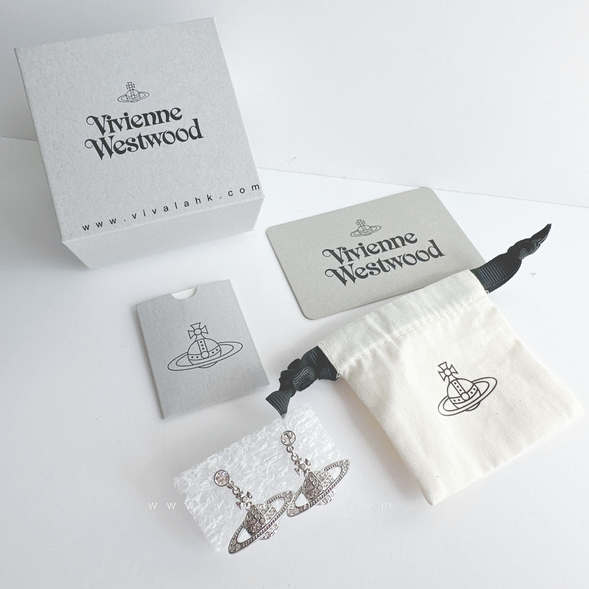 Vivienne Westwood - Mini Bas Relief 吊墜耳環