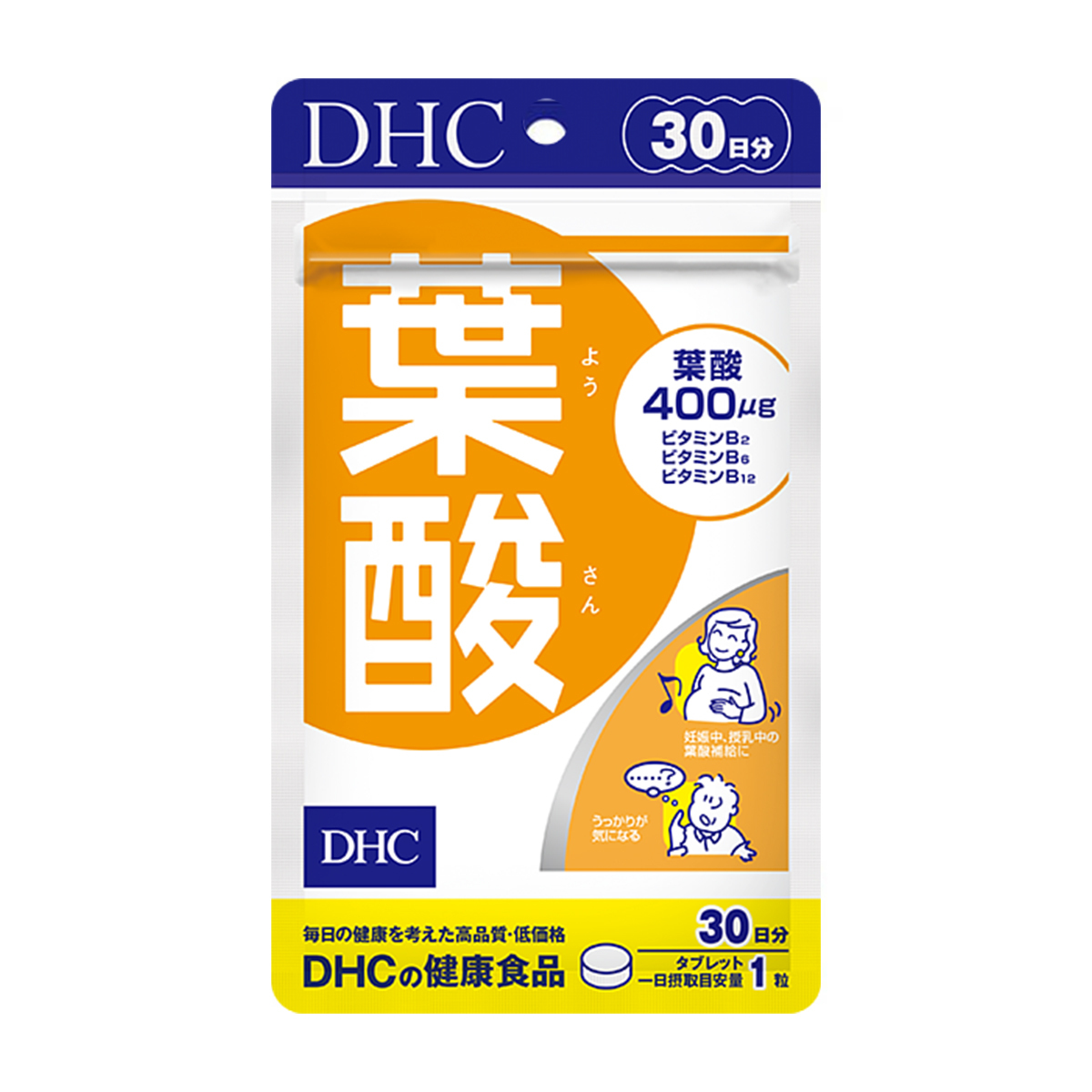 DHC 複合維生素B葉酸片30粒 (30日）