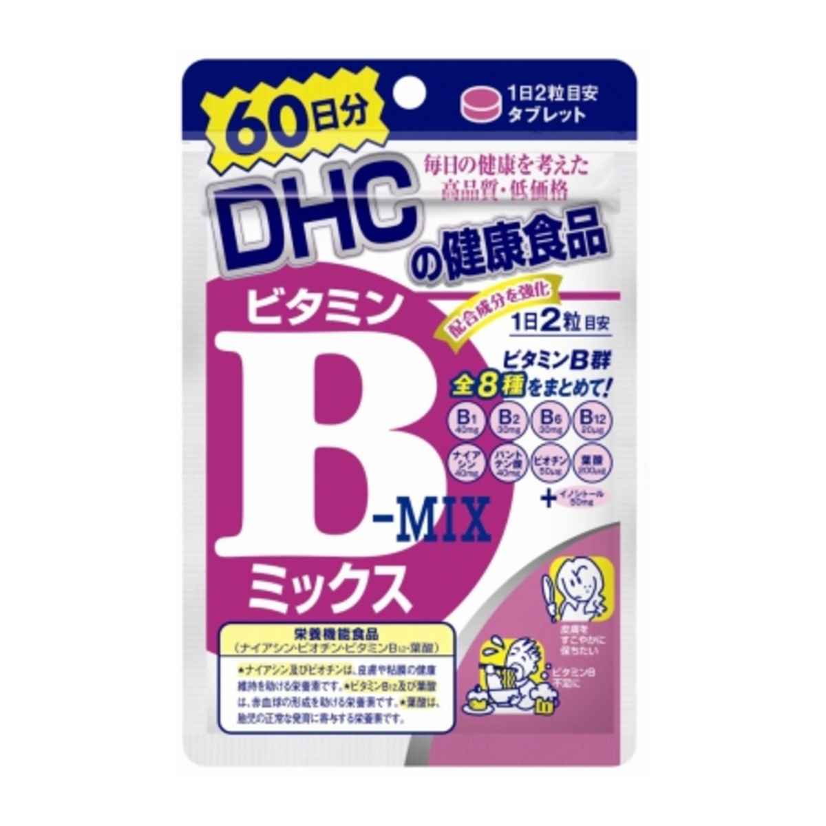 DHC 維他命B雜補充食品 120粒 (60日)