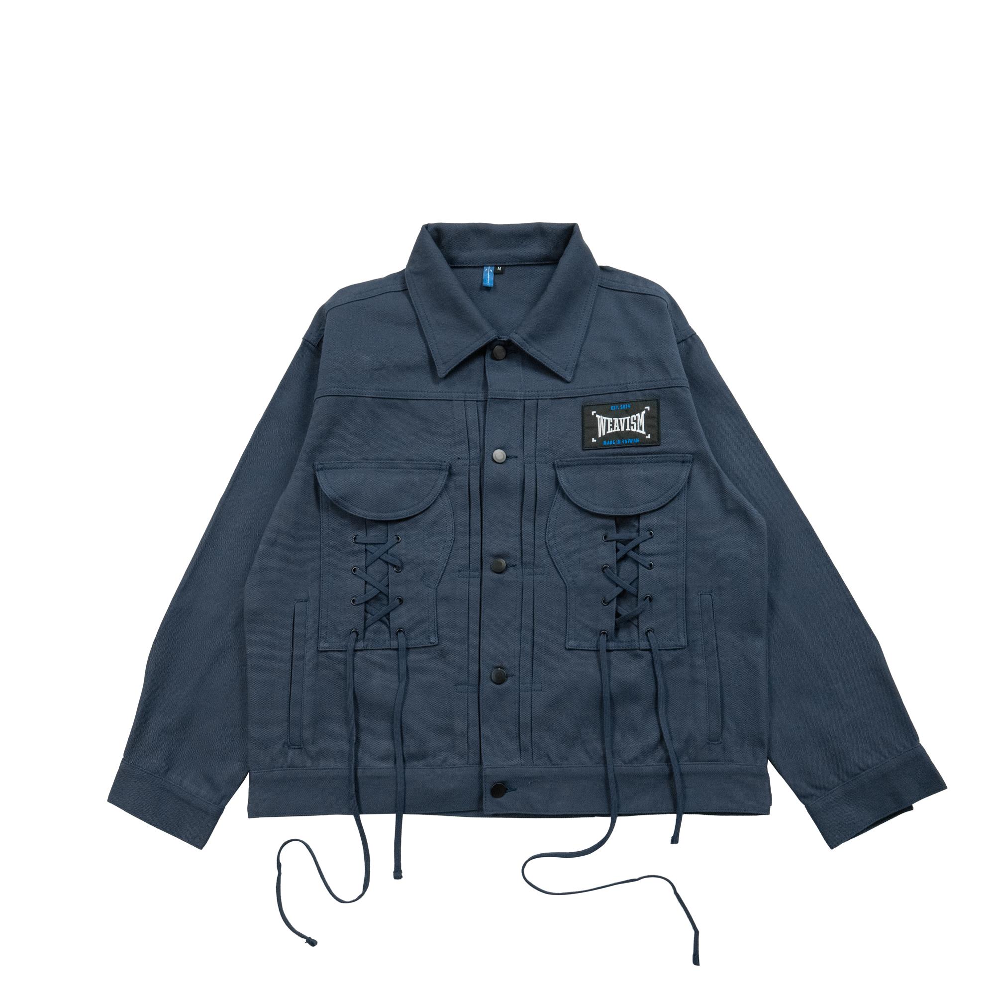 拳魂重磅帆布外套-幻藍