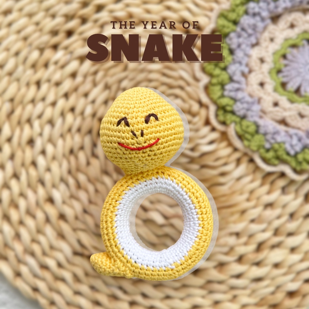 小蛇手搖鈴玩具