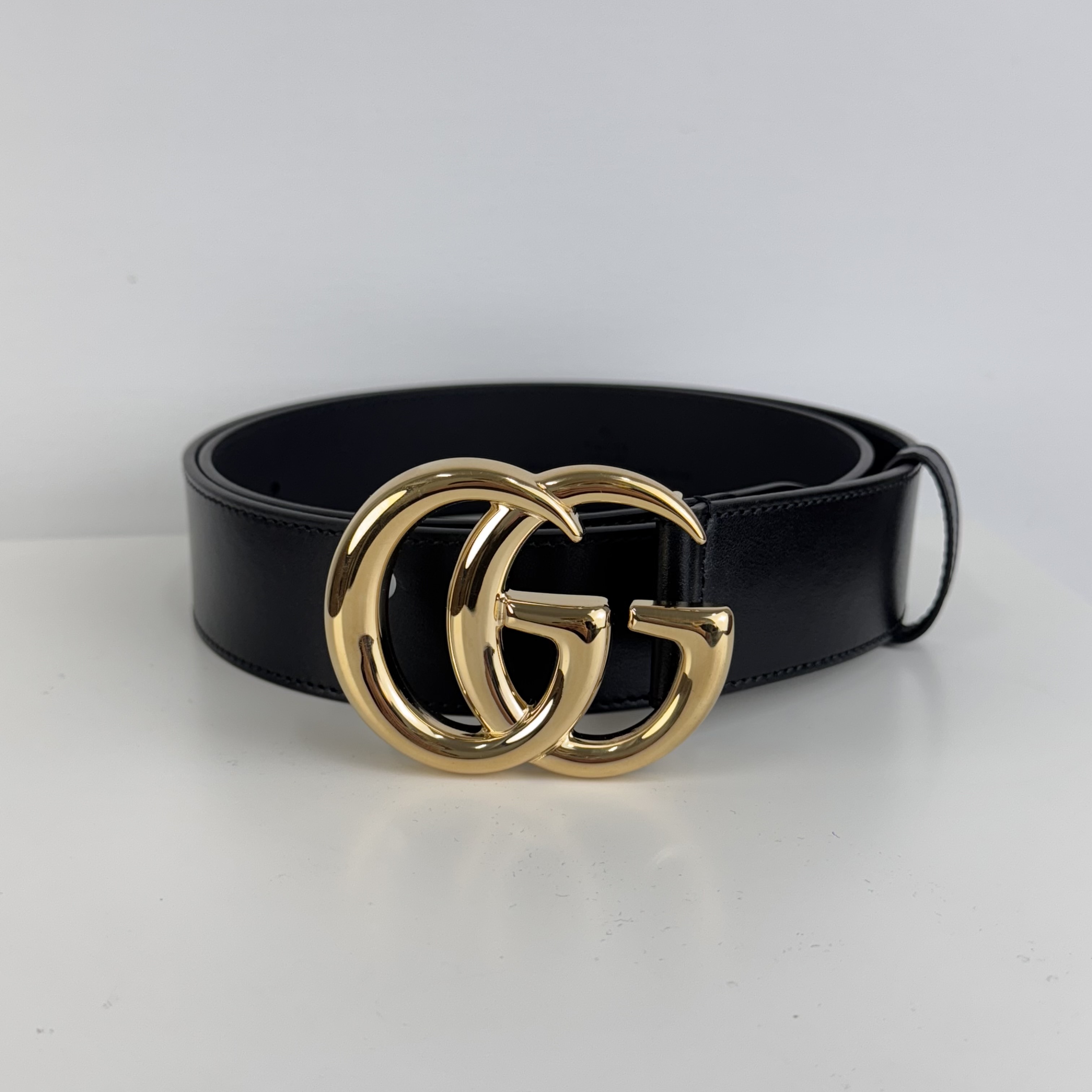 GUCCI 雙G金標腰帶【406831 0YA0G 1000】