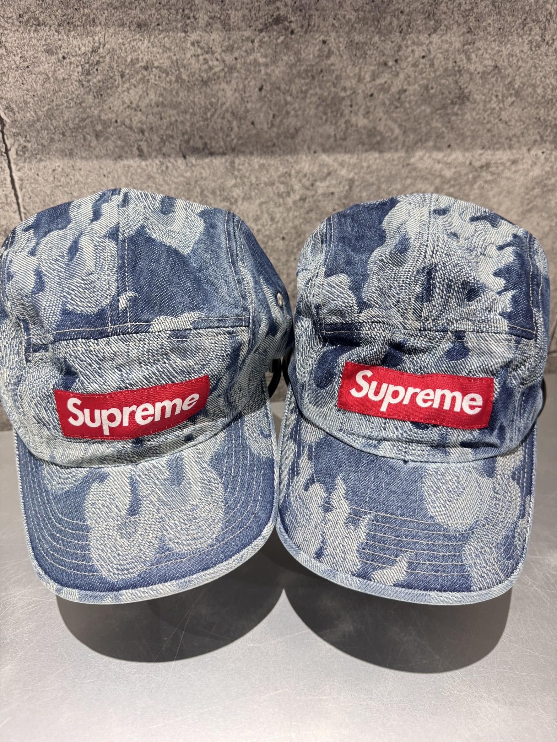 Supreme Flames denim camp cap 單寧火焰刺繡 老帽