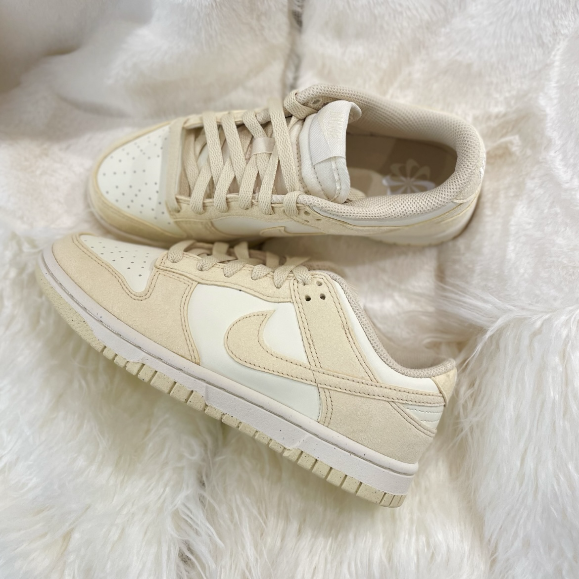 Nike Dunk Low Next Nature "Soft Pearl Beach" 米白 奶茶色 復古 麂皮 低筒休閒鞋