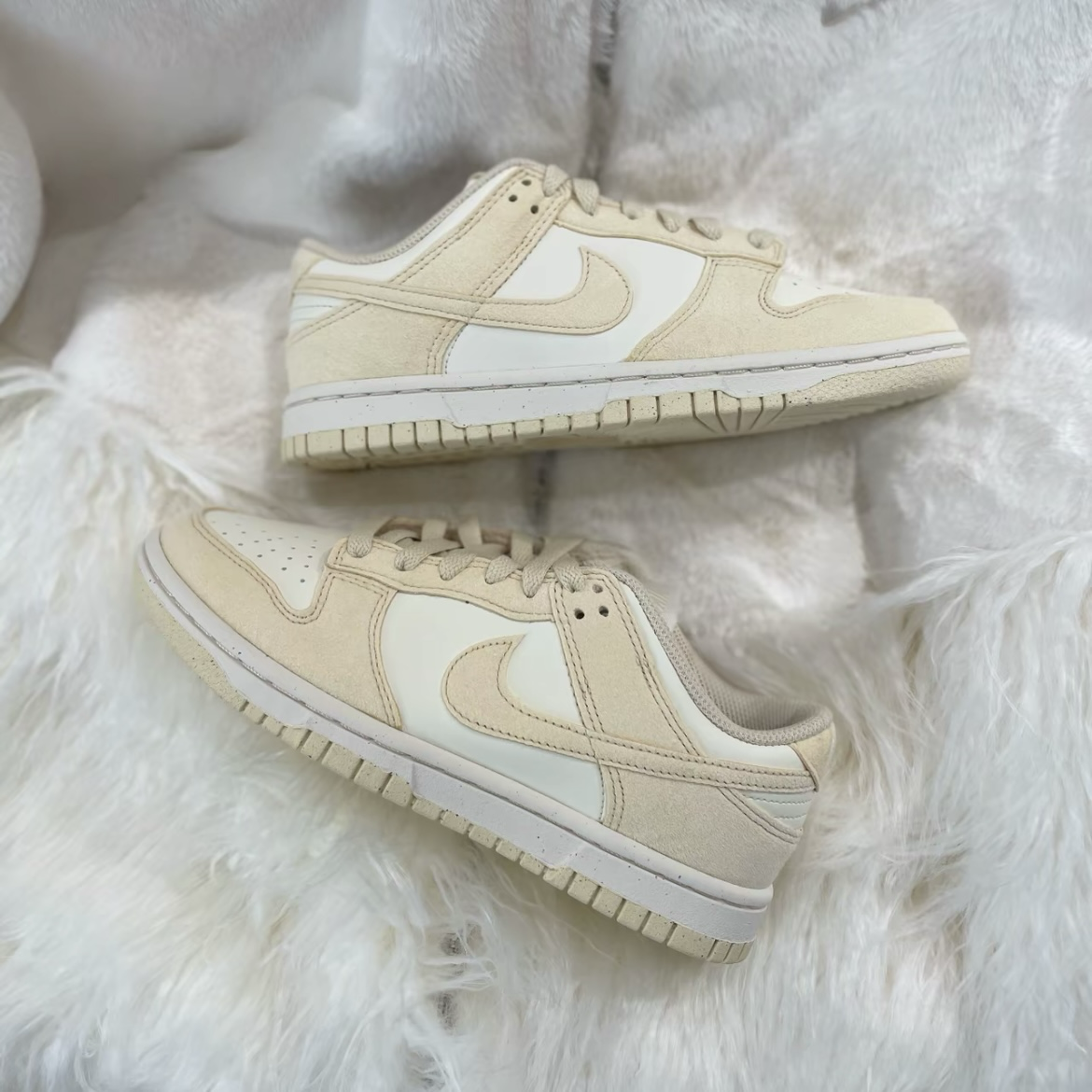 Nike Dunk Low Next Nature "Soft Pearl Beach" 米白 奶茶色 復古 麂皮 低筒休閒鞋