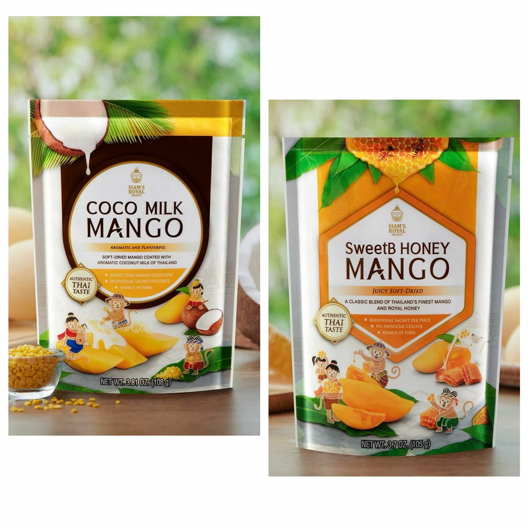 Siam’s Royal 椰奶芒果乾 / 蜂蜜芒果乾