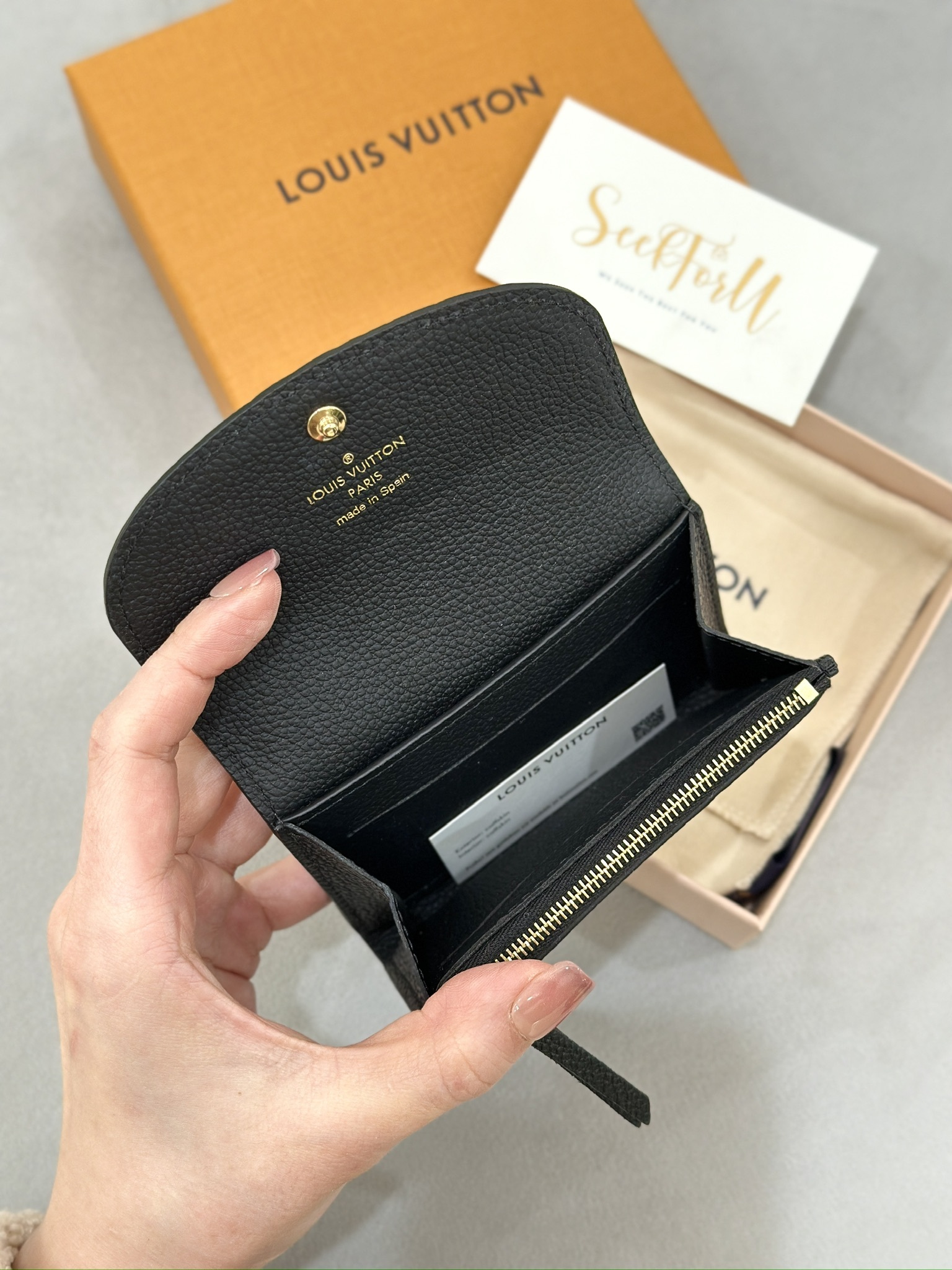 LOUIS VUITTON Rosalie Coin Purse M81455