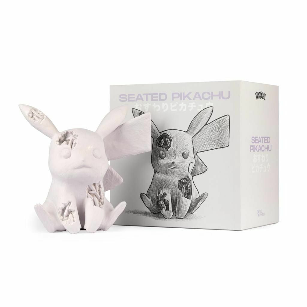 Daniel Arsham Pokemon Indigo Plateau Seated Pikachu 寶可夢 石英高原 比卡超 Limited Edition