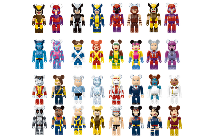 【代購】BE@RBRICK X Marvel X-Men Happy Lottery Wolverine & X-23 Wolverine X-Force 2 Pack