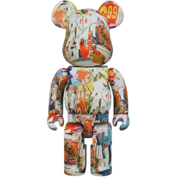 【代購】BE@RBRICK Andy Warhol × JEAN-MICHEL BASQUIAT #4 1000％