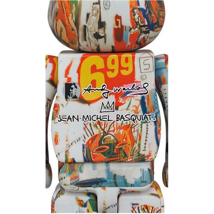 【代購】BE@RBRICK Andy Warhol × JEAN-MICHEL BASQUIAT #4 1000％