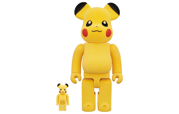 【代購】BE@RBRICK Pokemon Pikachu Flocky 1000%