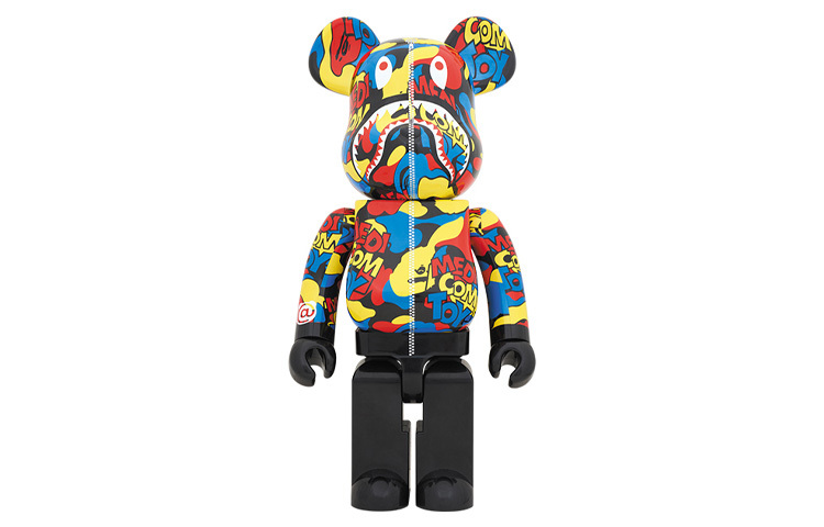【代購】BE@RBRICK BAPE Camo Shark 100%