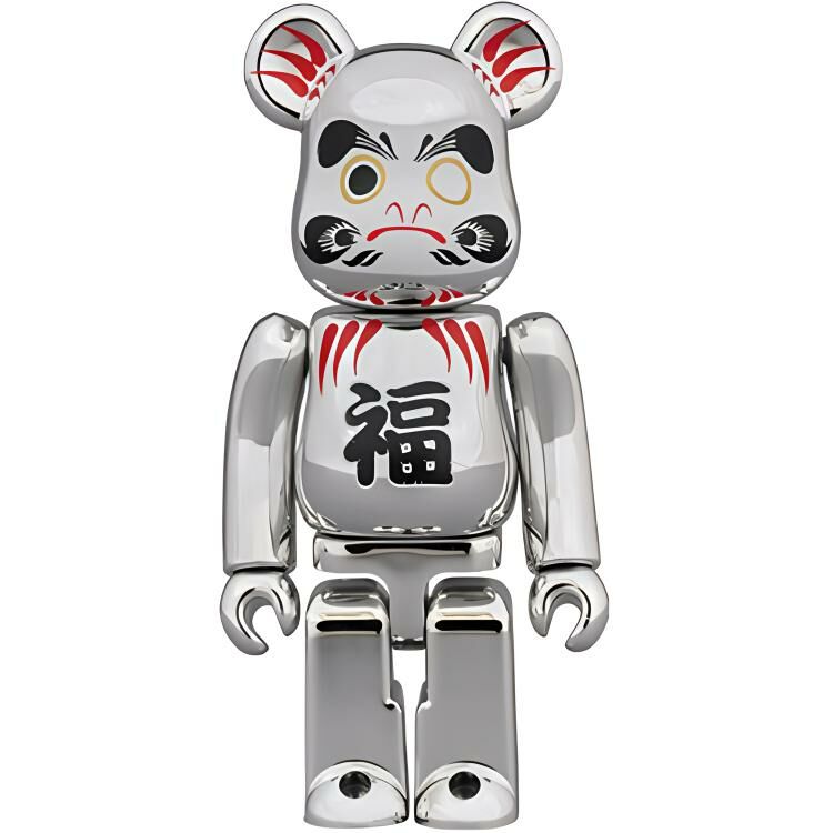 【代購】BE@RBRICK Daruma “GOUKAKU” Silver Plated 100%