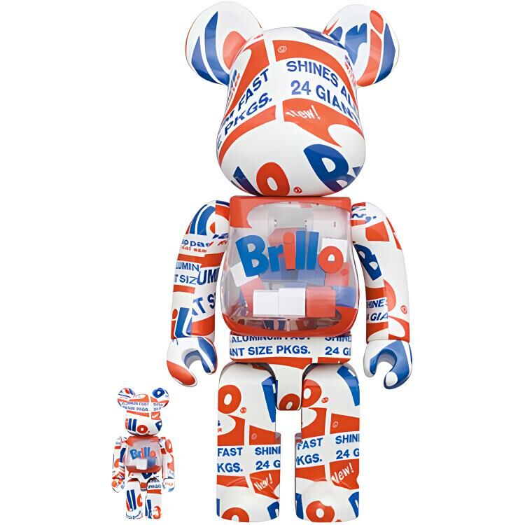 【代購】BE@RBRICK ANDY WARHOL Brillo 2022