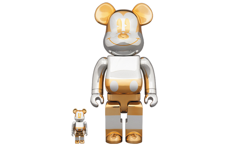 【代購】BE@RBRICK X Sorayama Future Mickey 100% & 400%