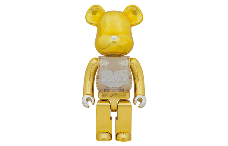 【代購】BE@RBRICK 2G Reverse Gold Light Up