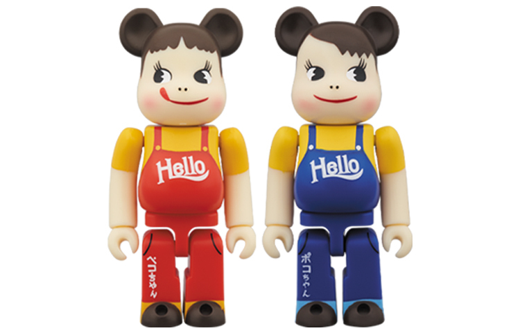 【代購】BE@RBRICK Peko-chan & Poco-chan Vintage Hello Version 2