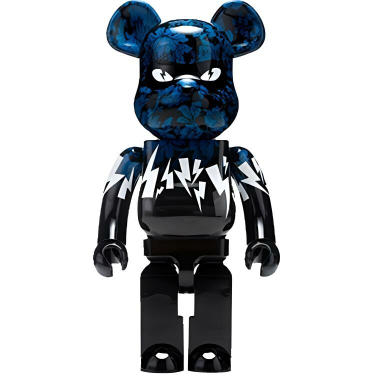 【代購】BE@RBRICK X NEIL BARRETT Classic Lightning Printed Pattern 100%400%