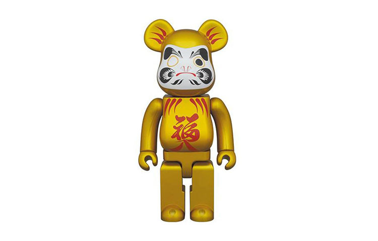 【代購】BE@RBRICK Daruma Pearl Gold