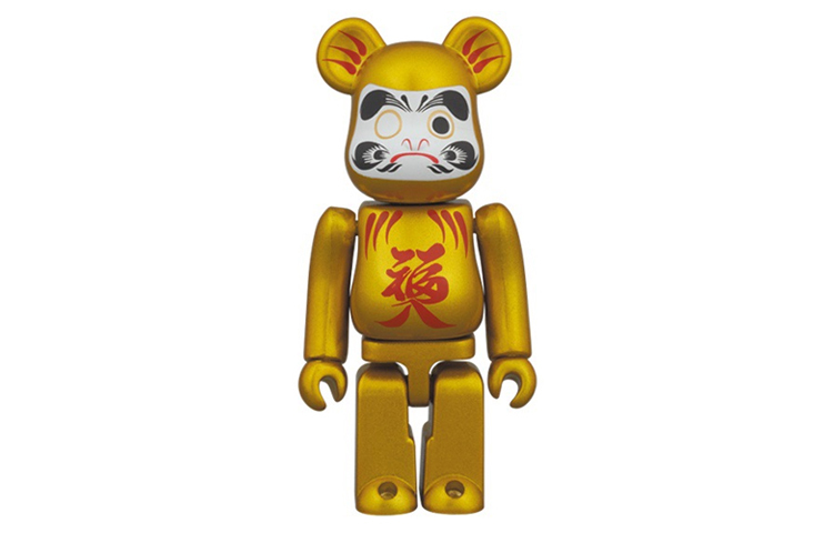 【代購】BE@RBRICK Daruma Pearl Gold