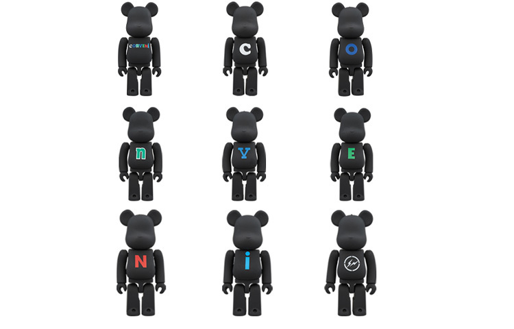 【代購】BE@RBRICK X The Conveni X Fragment Gold