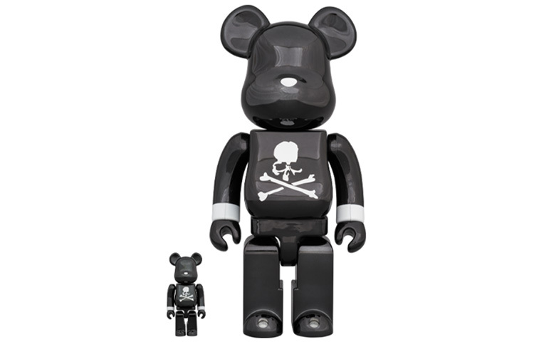 【代購】BE@RBRICK X Mastermind Japan Black Chrome Ver.