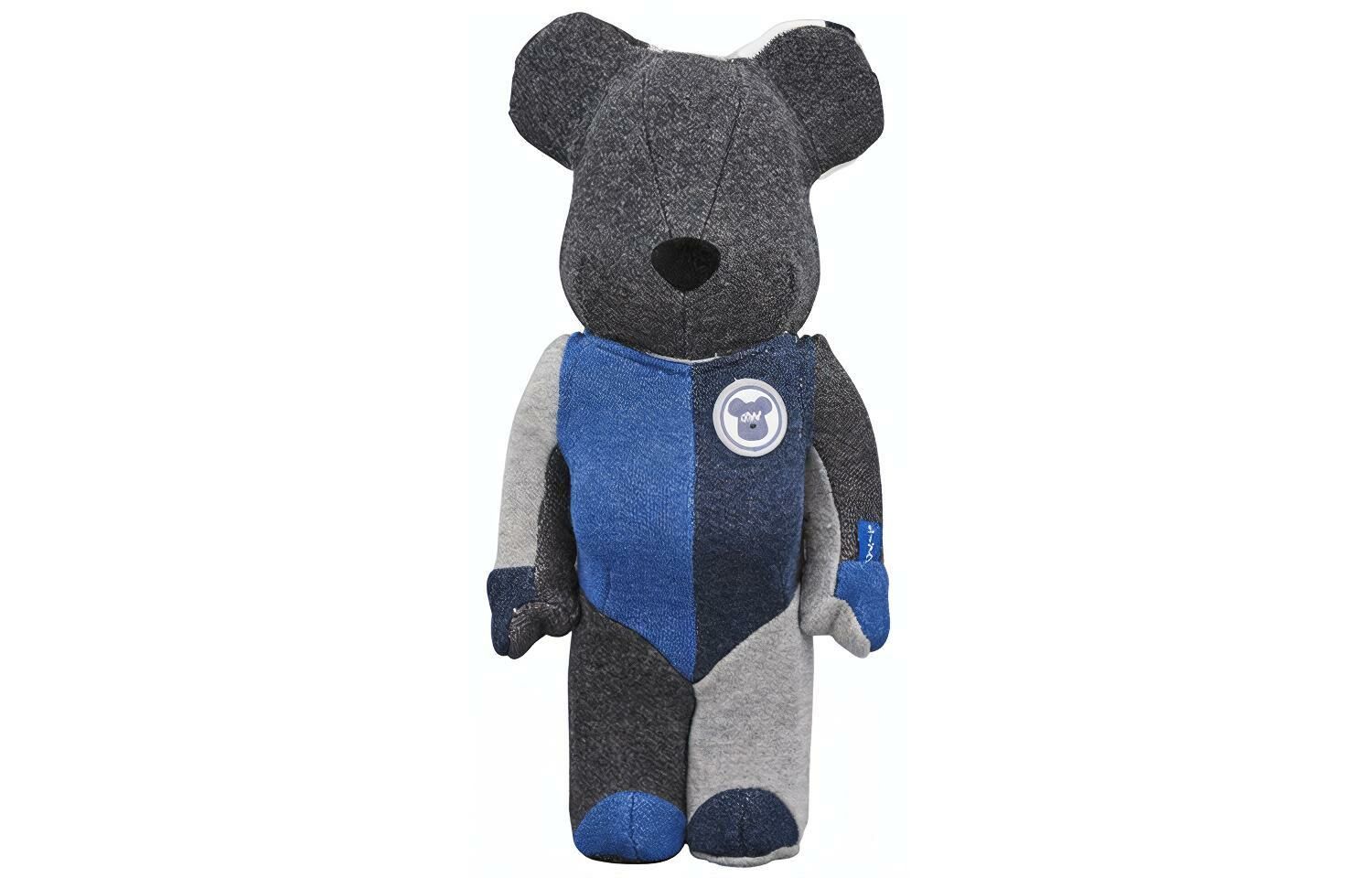 【代購】BE@RBRICK Loopwheeler Black/Blue