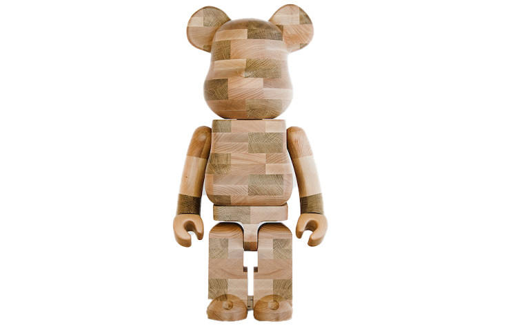 【代購】BE@RBRICK Karimoku Brick Style Tiles Wood