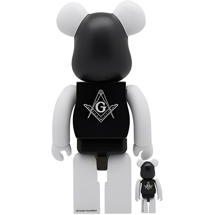 【代購】BE@RBRICK X FREEMASONRY X FRAGMENT Hiroshi Fujiwara DESIGN Trendy Figures