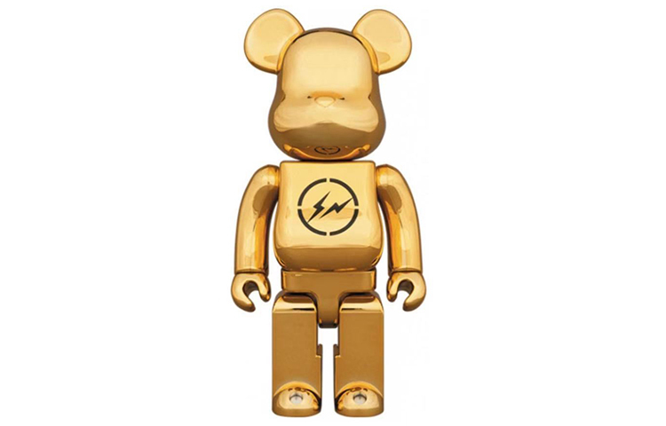 【代購】BE@RBRICK X The Conveni X Fragment Gold