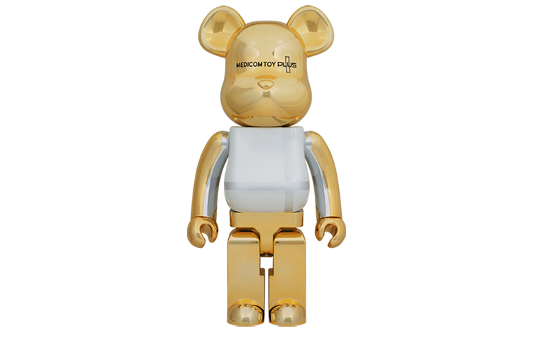 【代購】BE@RBRICK MEDICOM TOY PLUS GOLD CHROME Ver. 1000％