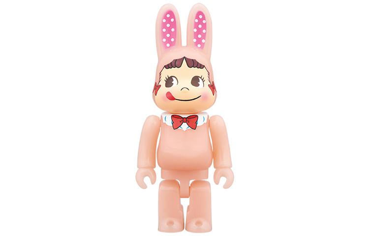 【代購】BE@RBRICK Rabbrick Costume Peko-chan Red Phosphorescent